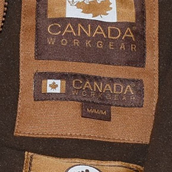 Canada Work Gear Brown Hooded Field/Barn/Chore Coat - Picture 7 of 12